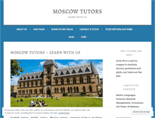 Tablet Screenshot of moscowtutors.com